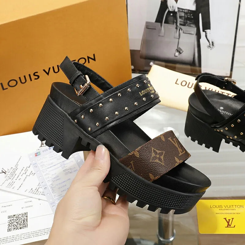 Women Summer Shoes Heels 5 cm Q10457