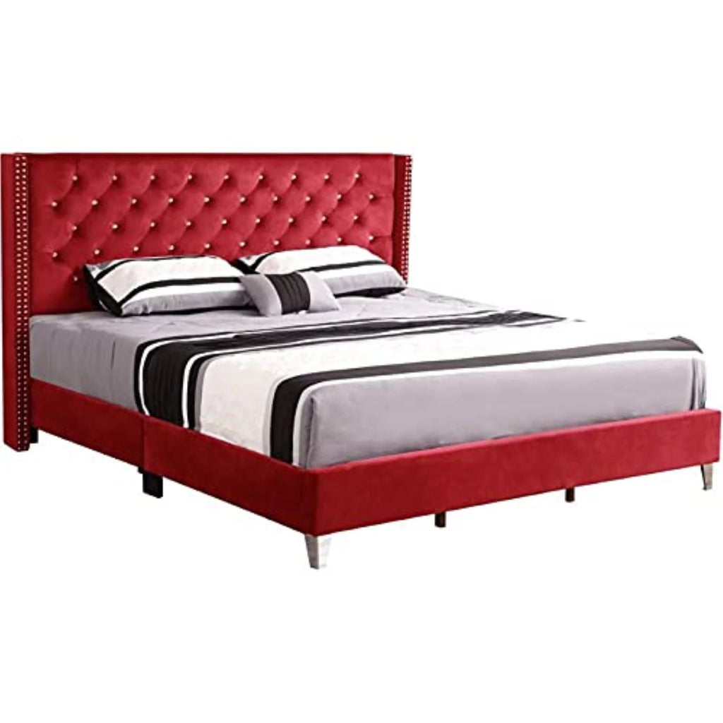 King Upholstered Bed I63646