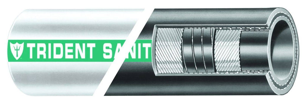 Black Rubber Sani Hose K330777