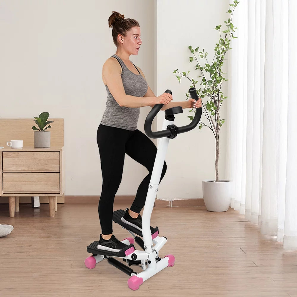 Mini Aerobic Stepper with Handle, Pink S295783