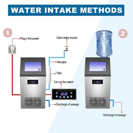 Commercial Ice Maker Machine 36 Ice Cube 130lb/24h G713781