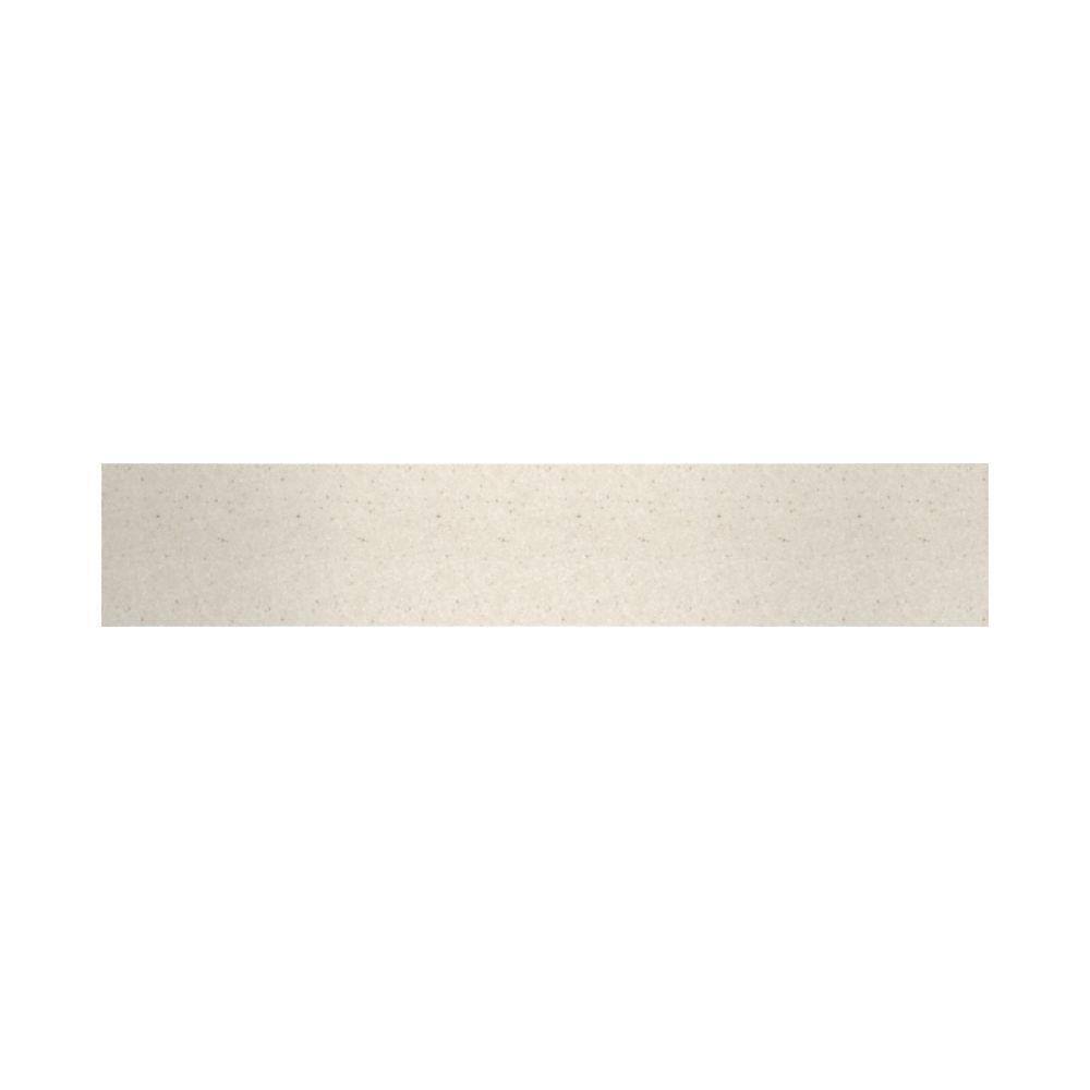 White Solid Surface Vanity Side Apron Y624174